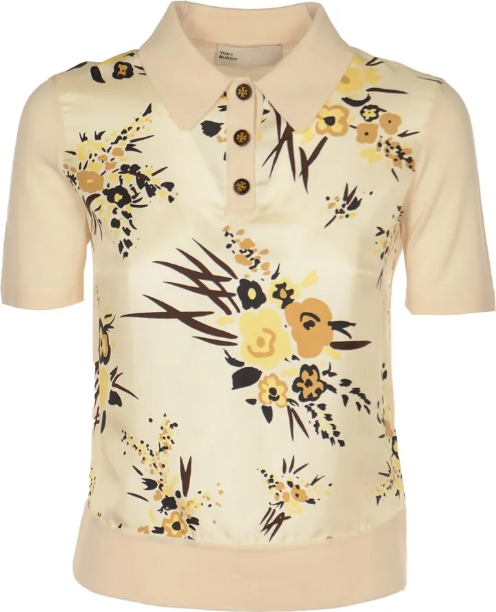 Silk Front Polo Shirt