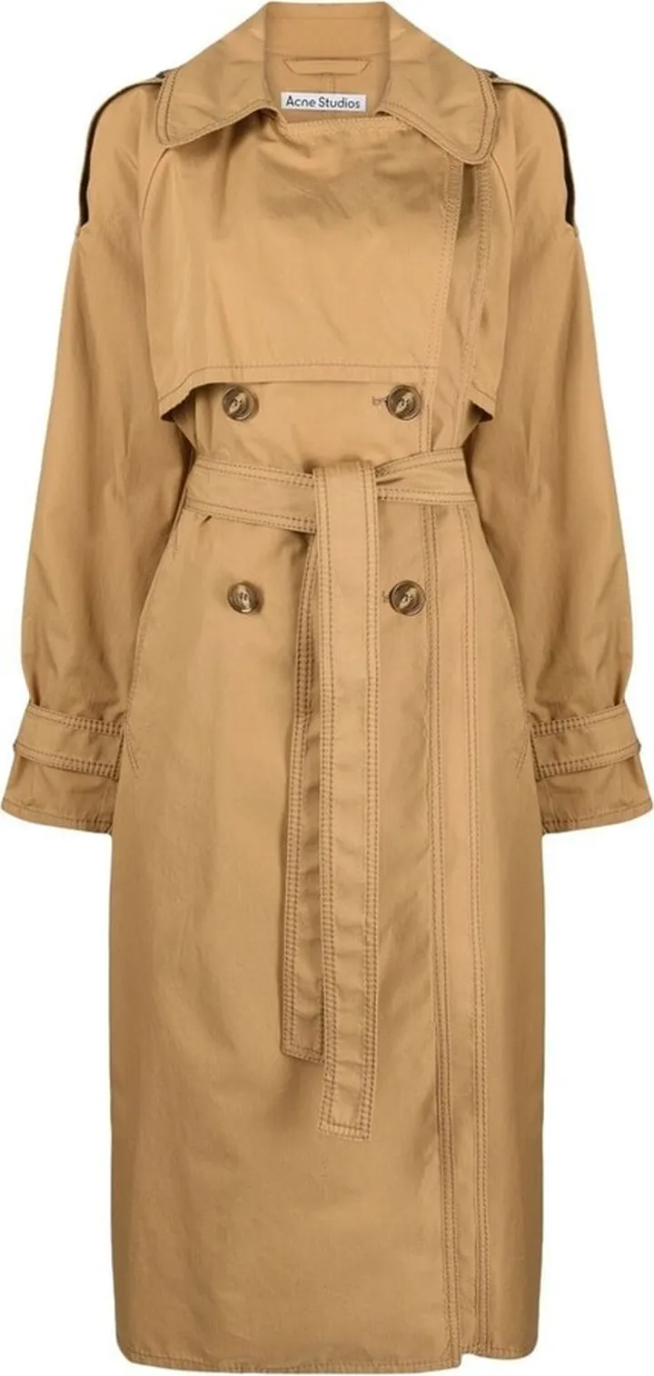 Double-Breasted Trench Coat