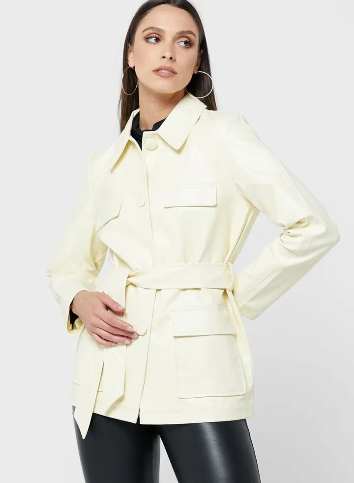Tie Pocket Detail Jacket