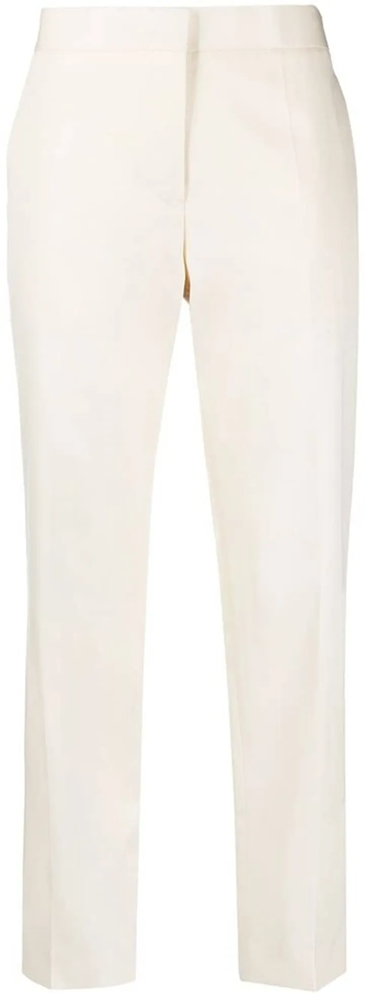 High-Waisted Cropped Trousers