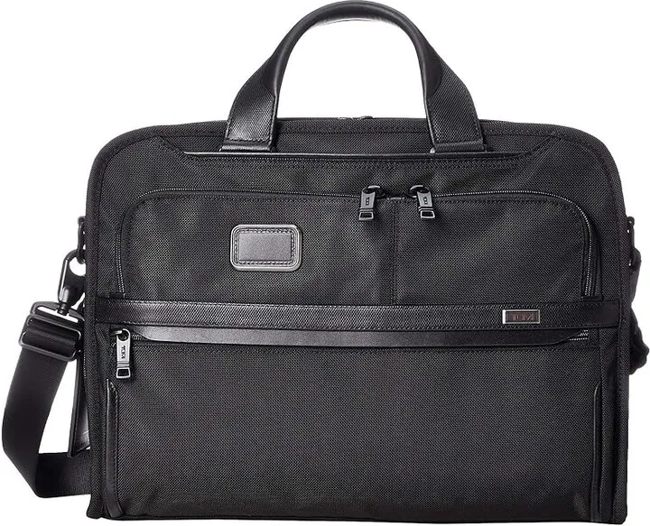 Tumi Alpha 3 Organizer Portfolio Brief (Black) Luggage