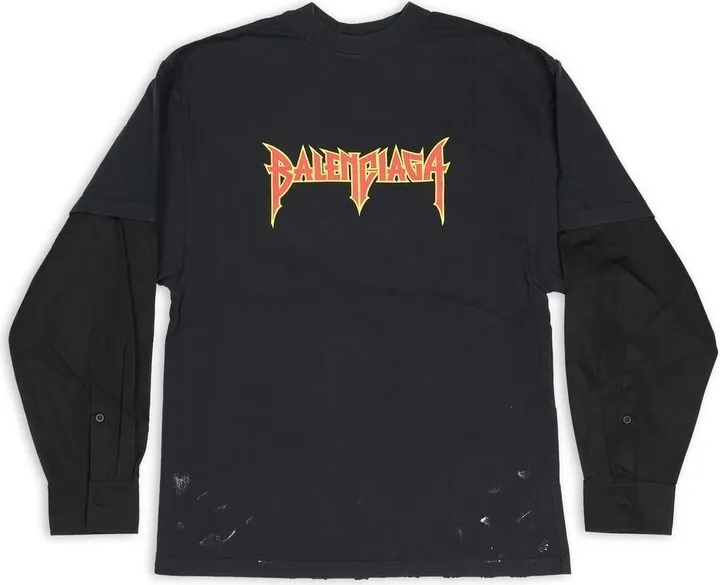 logo-print long-sleeve T-shirt