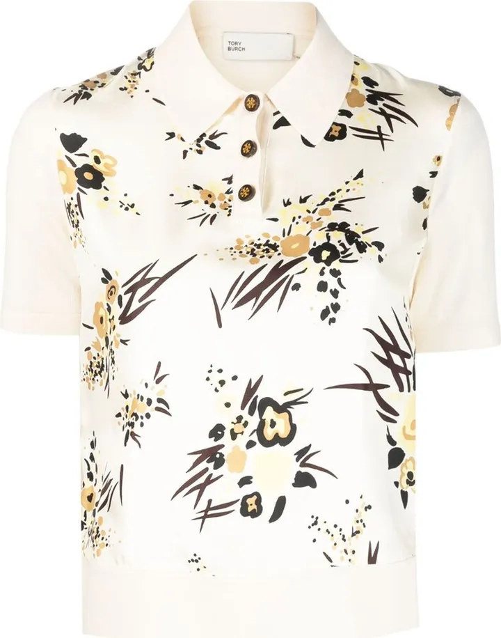 Silk-Front Polo Shirt