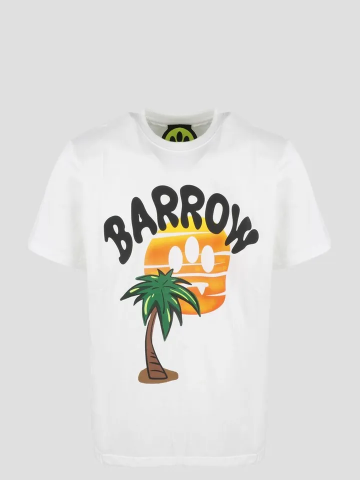 Barrow T-shirt with Logo Sunset print.