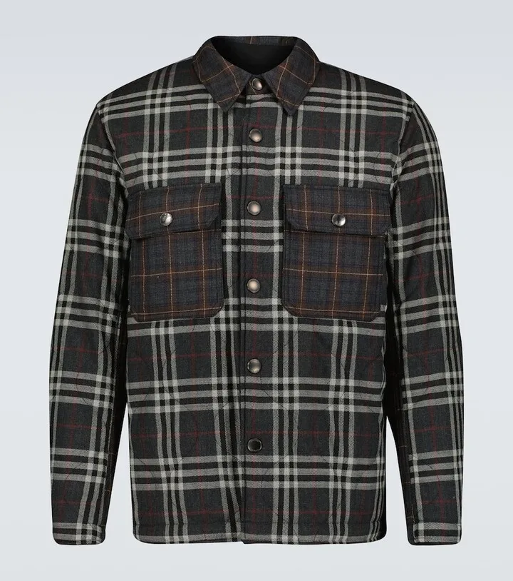 Holton checked overshirt