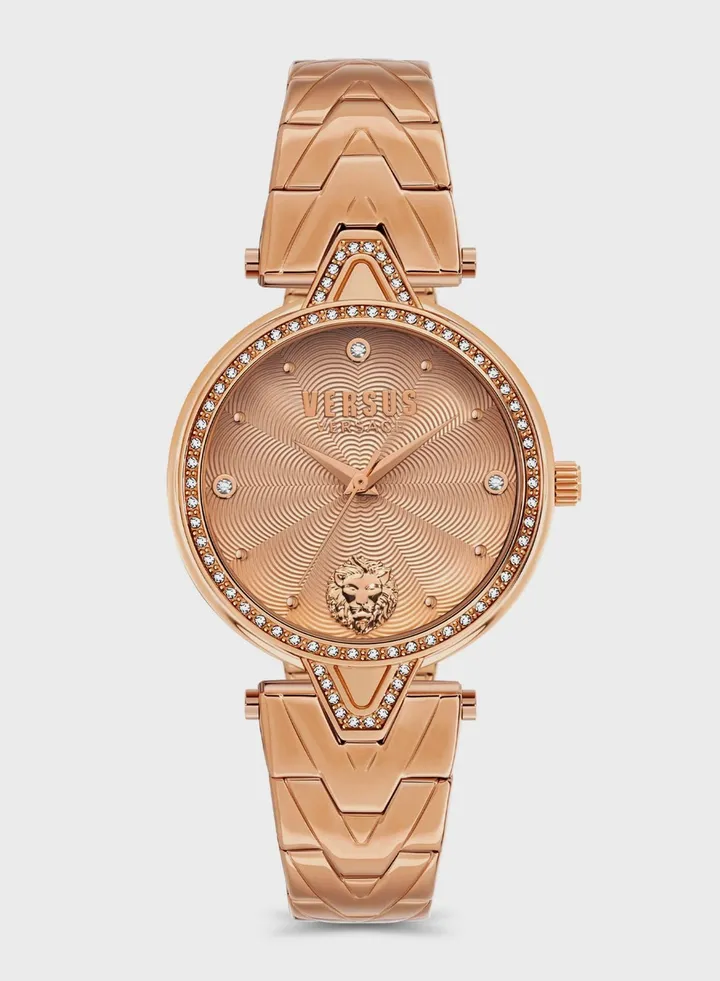 Steel Strap Analog Watch