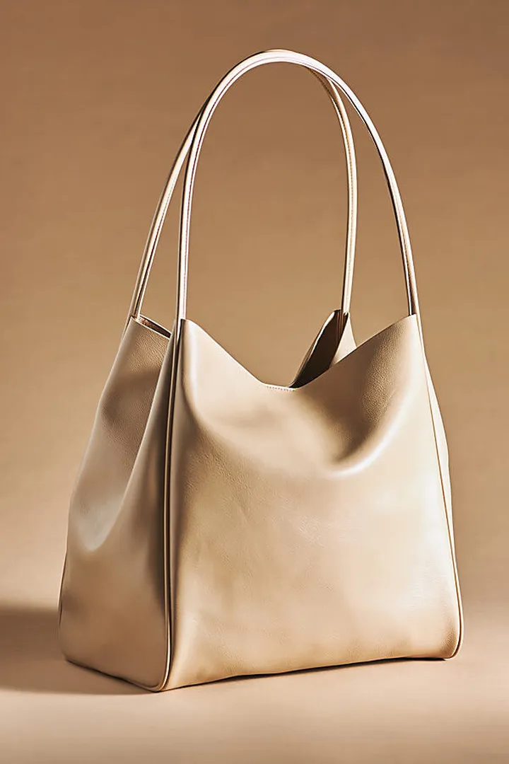 The Hollace Tote Beige