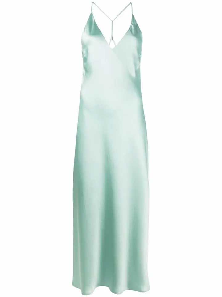 V-neck strappy dress