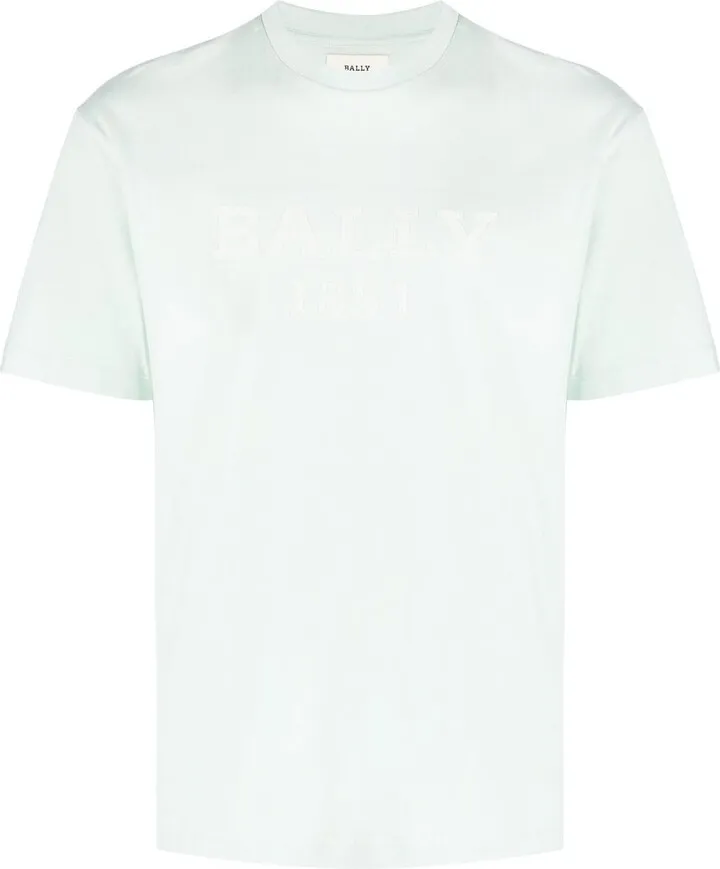 embossed-logo cotton T-shirt