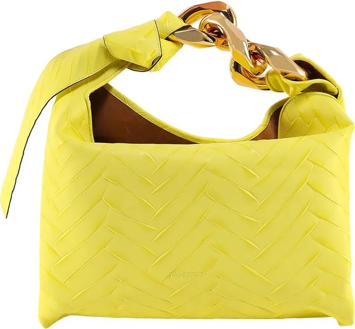 JW Anderson Chain-Link Top Handle Shoulder Bag