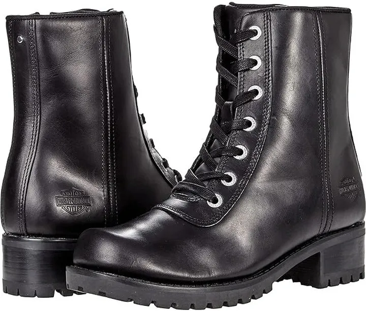 Harley-Davidson Ashby Lace-Up (Black) Women's Boots