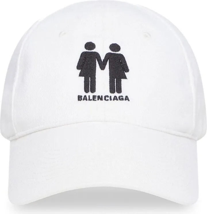Pride embroidered-logo baseball cap