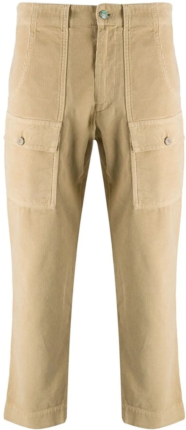 Cropped Corduroy Trousers
