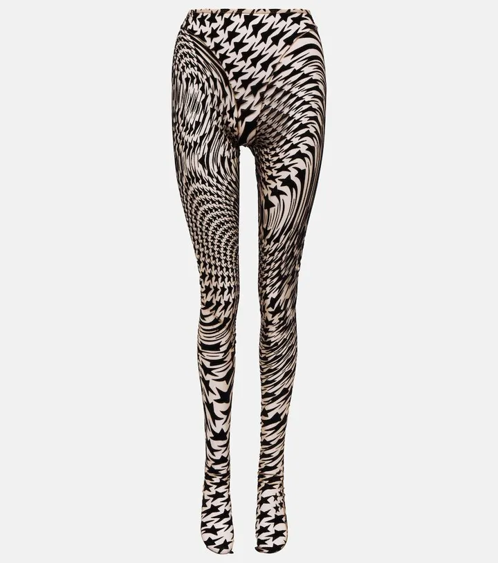 Printed tights