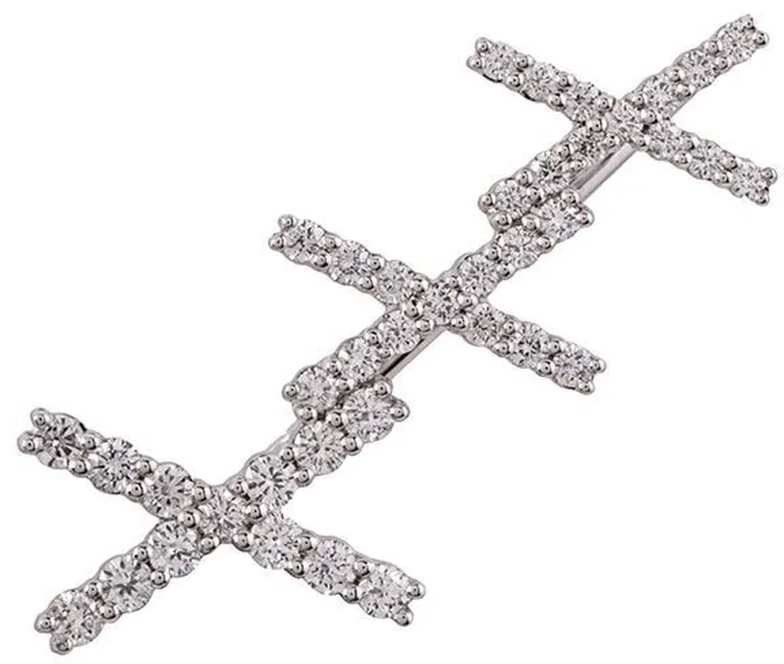 18kt gold KATIA diamond left cuff earring