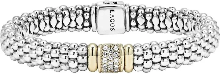 Diamond & Caviar Station Bracelet