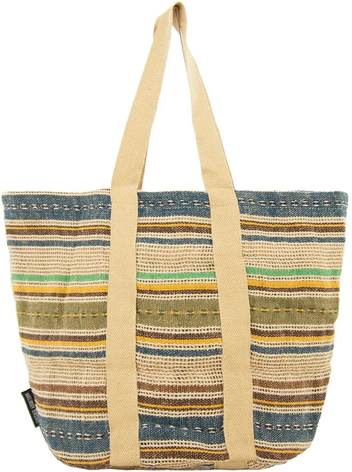 Striped Tote Bag