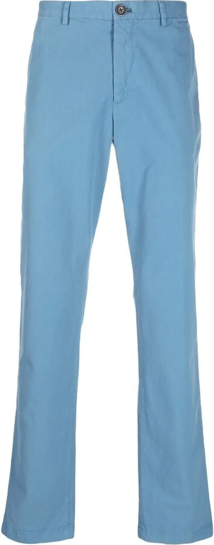 Organic-Cotton Slim Tailored Trousers