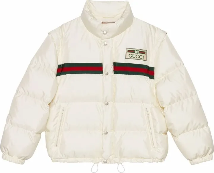 Logo-Patch Padded Bomber Jacket