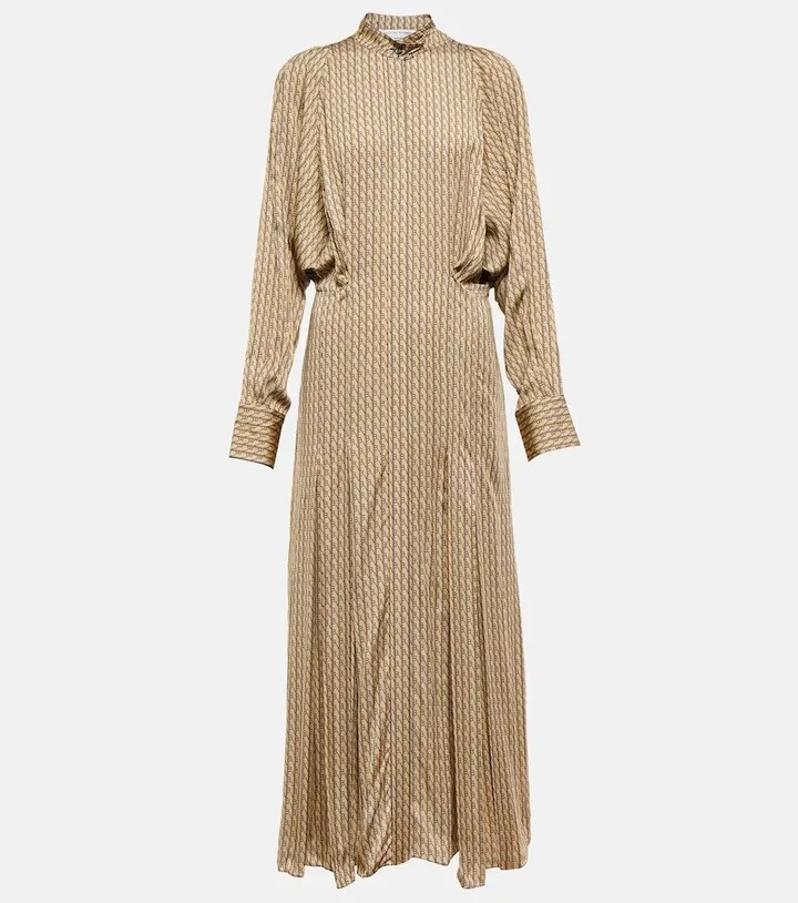 Printed midi dress