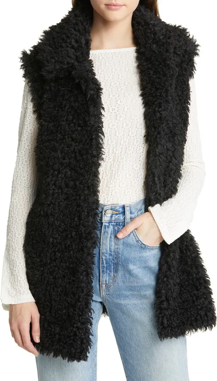 Tammie Faux Fur Long Vest