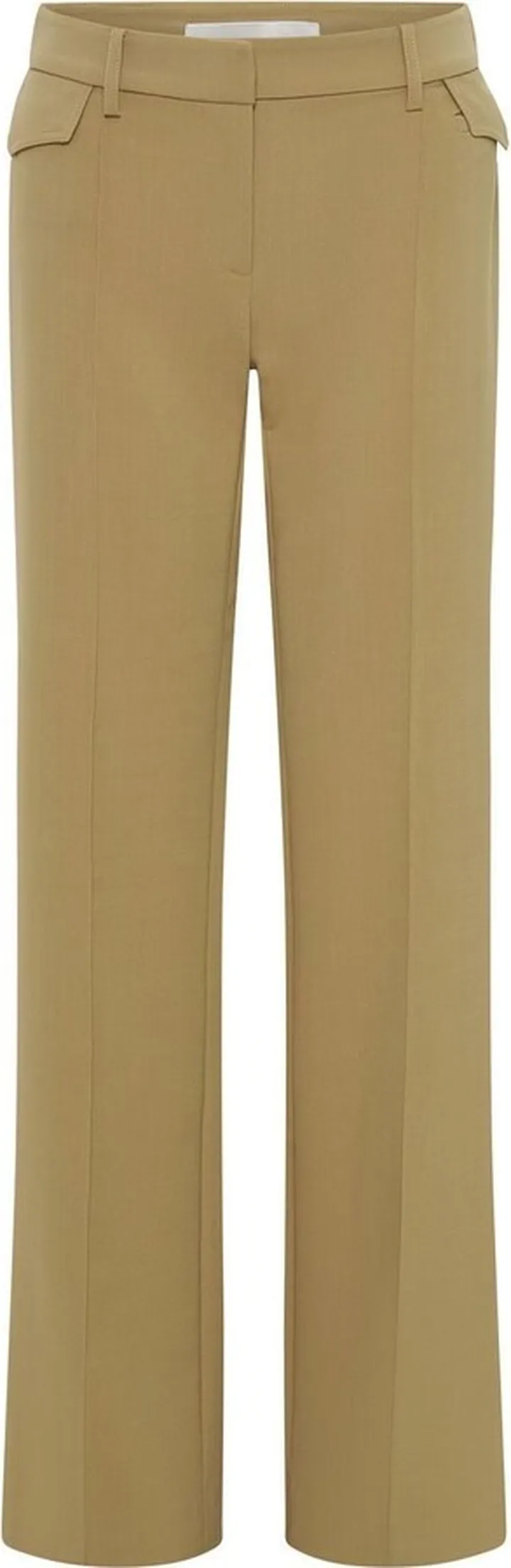 Low-Rise Straight Trousers