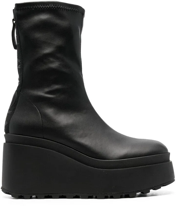 Platform Leather Boots