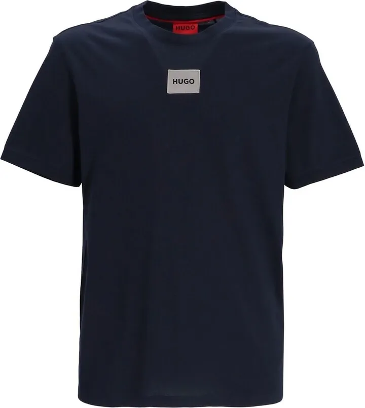 logo-patch crew-neck T-shirt