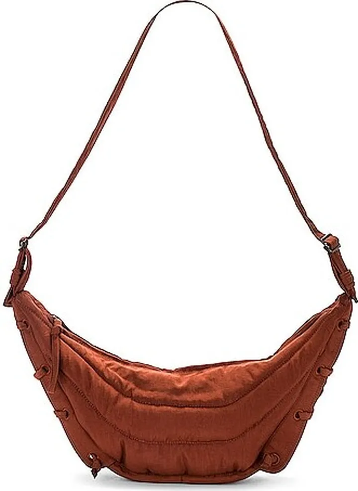 Lemaire Small Game Soft Bag in Rust