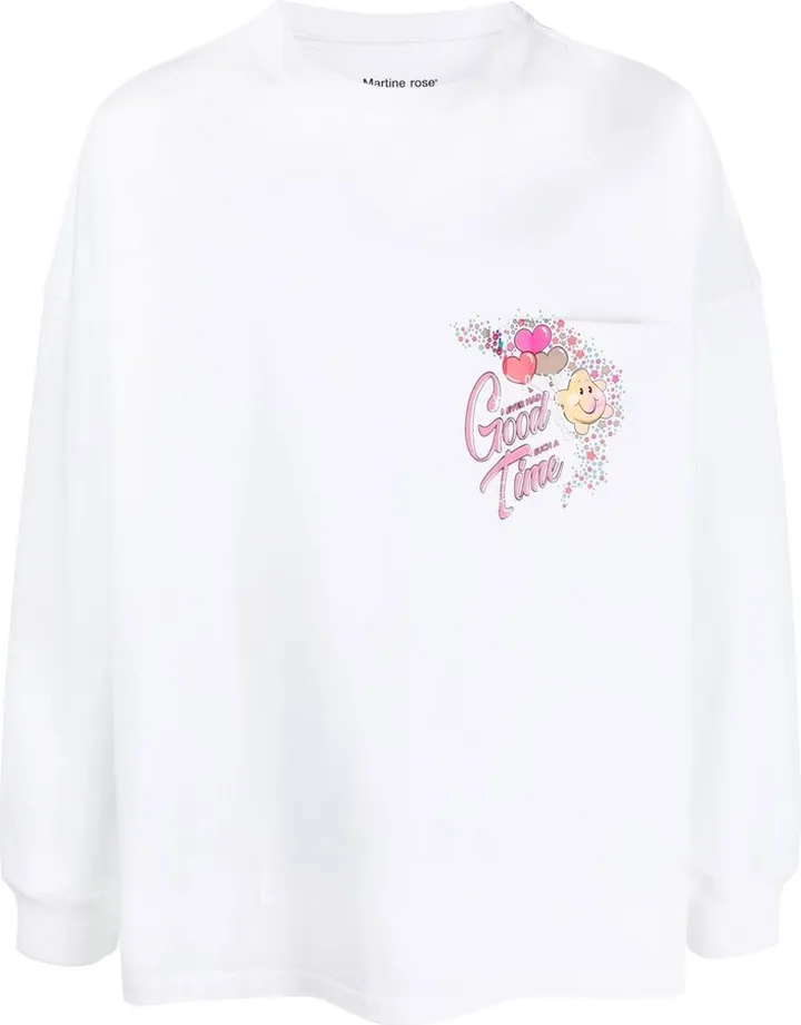 logo-print long-sleeve T-shirt