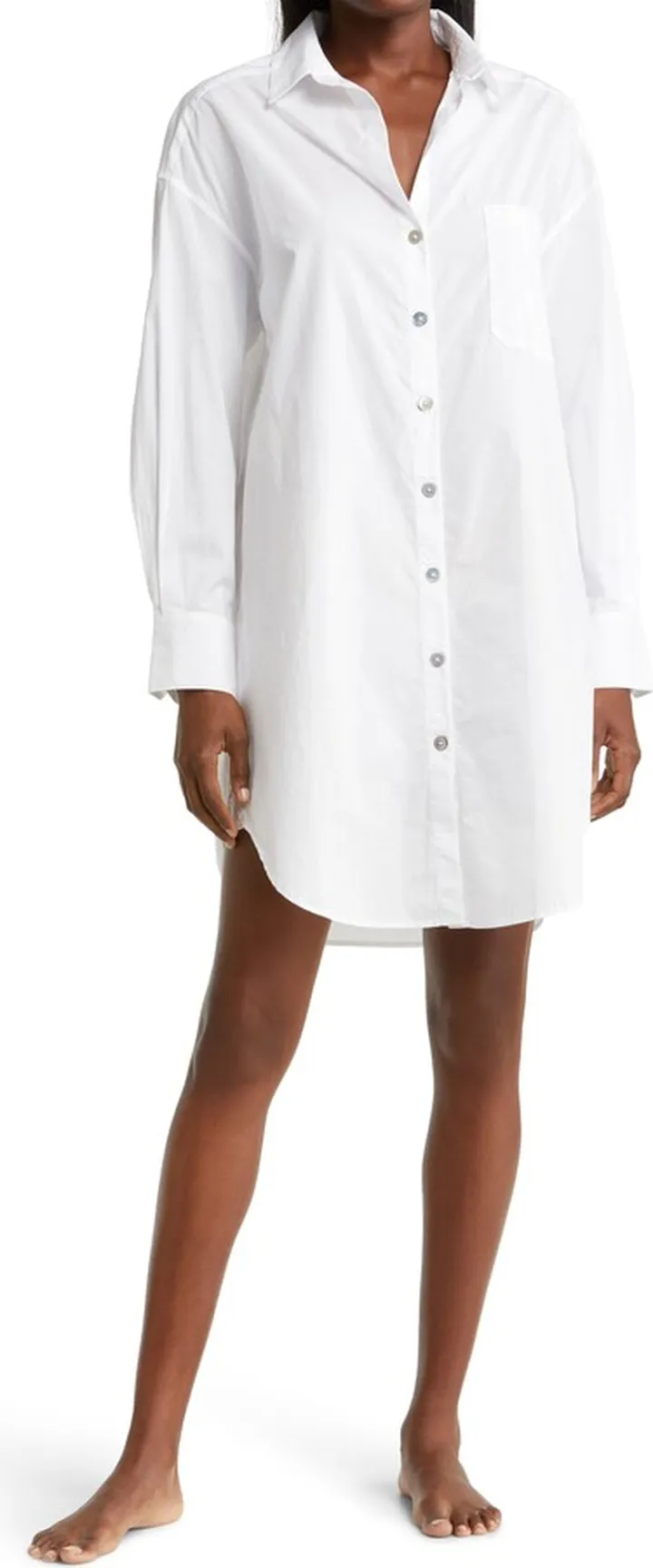 Airy Cotton Sleep Shirt