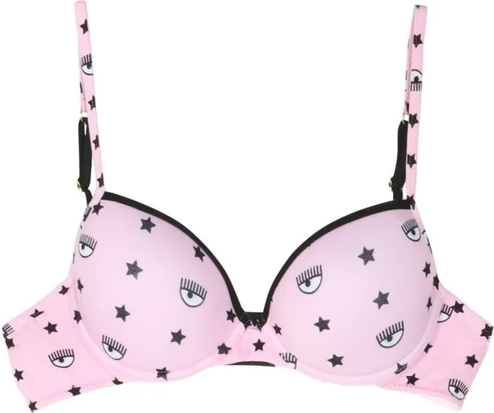 Chiara Ferragni Eyestar Printed Push-Up Strapped Bra