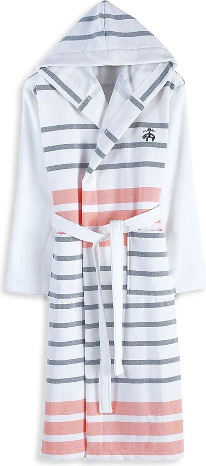Stripe Turkish Cotton Bathrobe