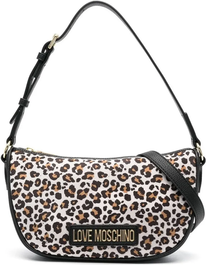 Logo Leopard-Print Tote