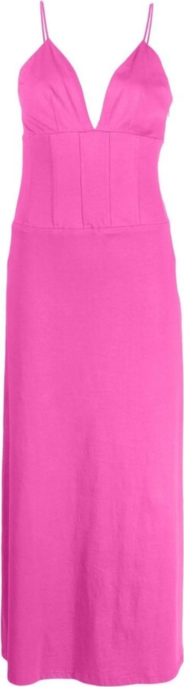 Plunging Neck Maxidress