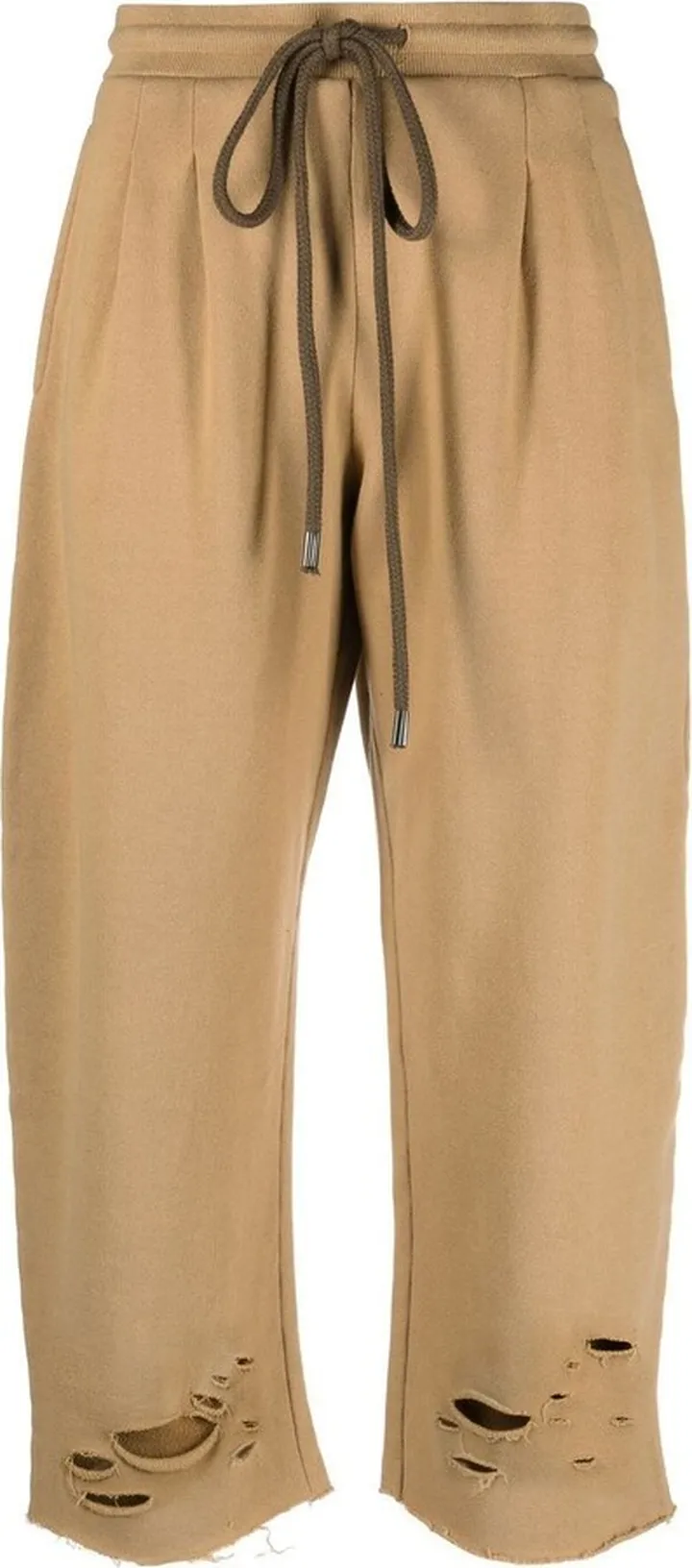 Distressed Cropped Trousers