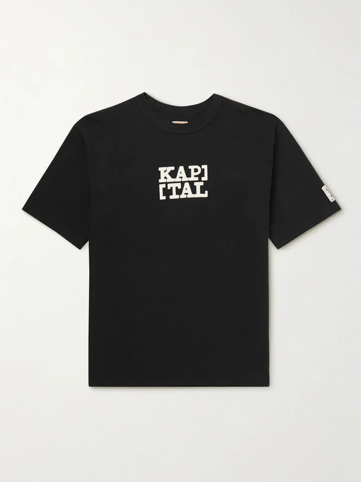 Printed Cotton-Jersey T-Shirt