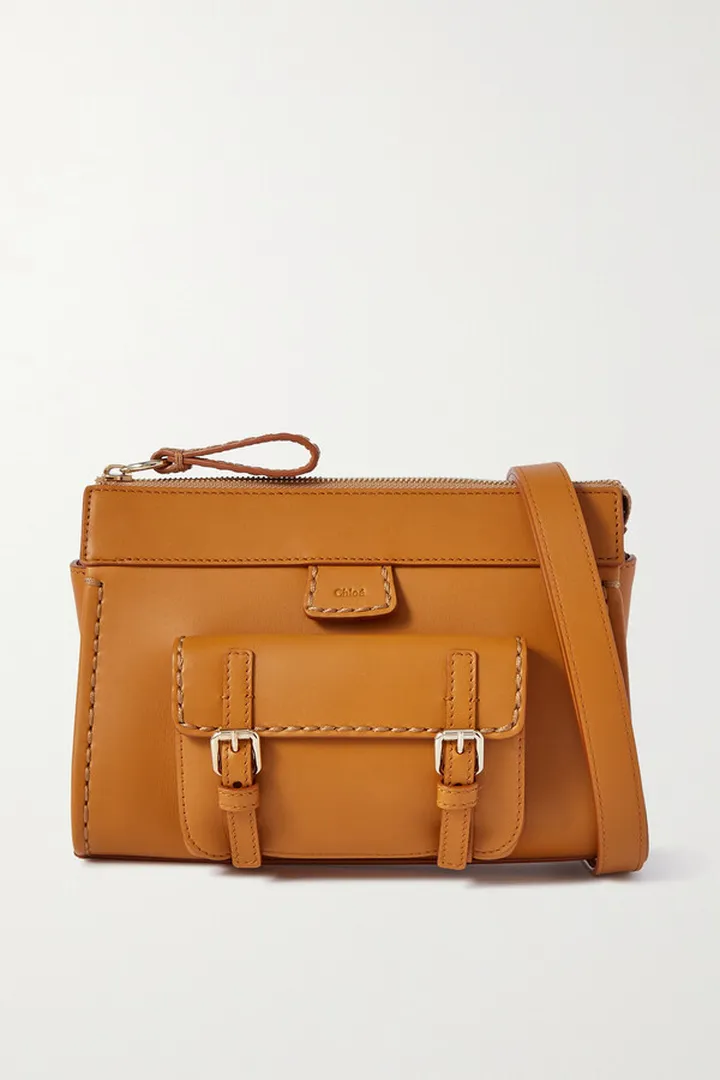 Chloé - Edith Leather Shoulder Bag - Brown