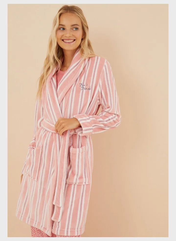 Tie Detail Robe