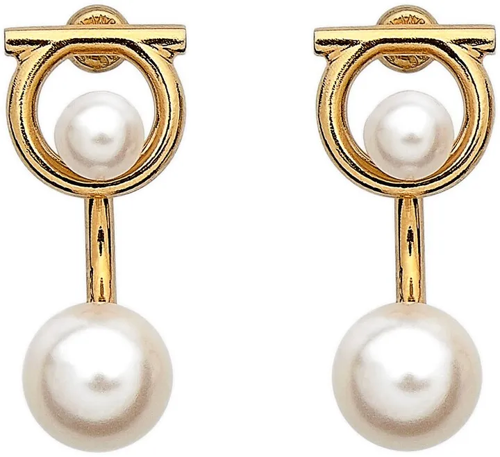 Gancio Imitation Pearl Drop Earrings