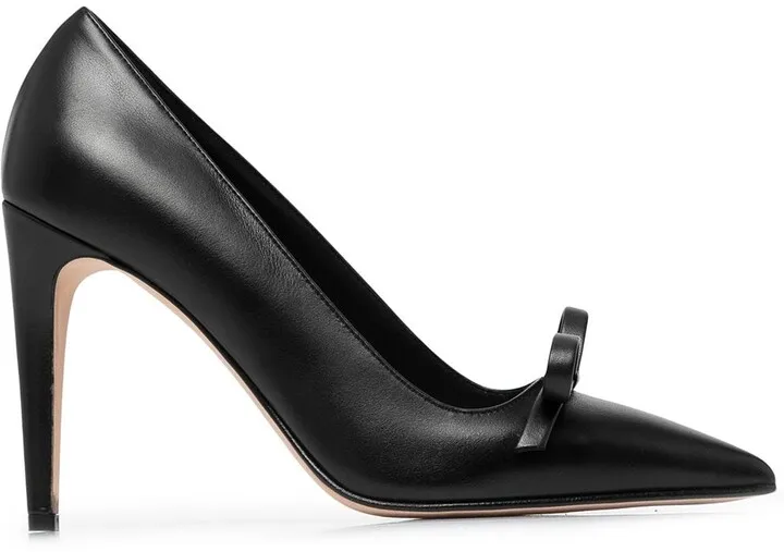 Sandie 85mm bow-detail pumps