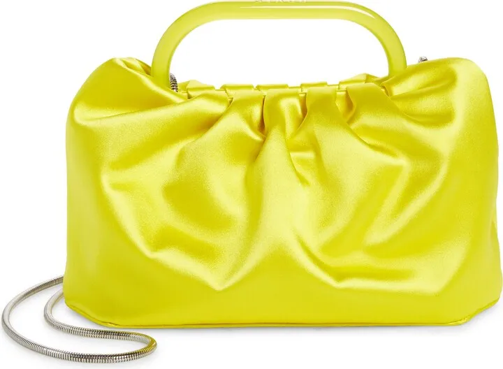 Cory Ruched Satin Bag