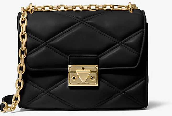 Serena Small Quilted Faux Leather Crossbody Bag