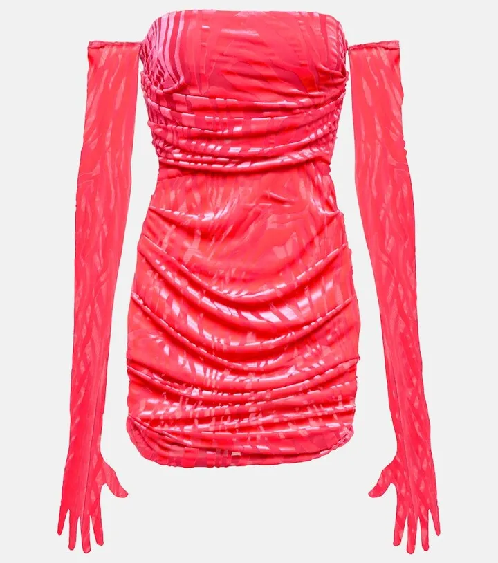 Colter ruched minidress