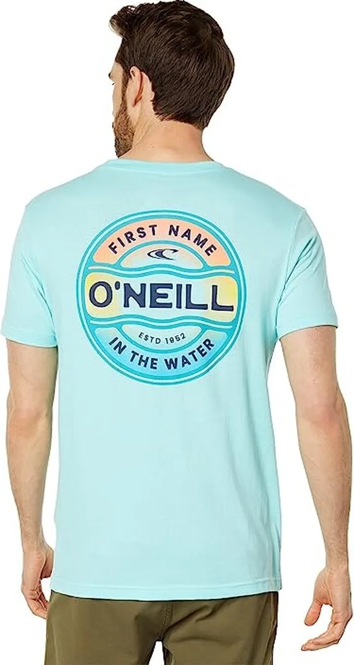 O'Neill Ripple Short Sleeve Tee (Turquoise) Men's T Shirt