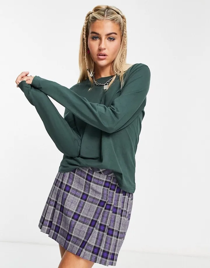 Weekday Essence standard long sleeve top