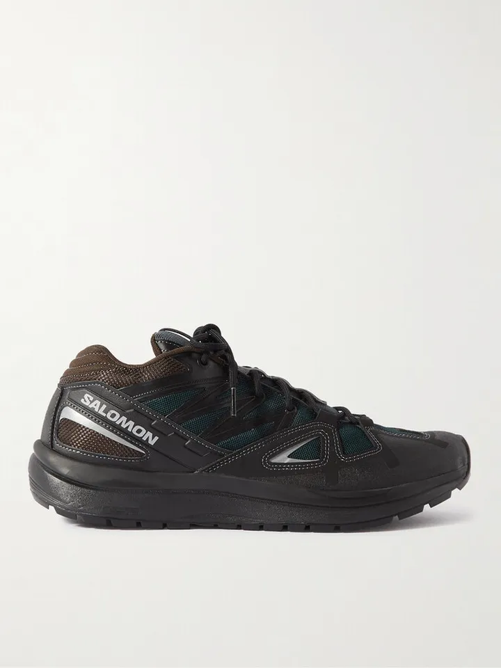 + Salomon Odyssey Rubber-Trimmed Mesh Sneakers