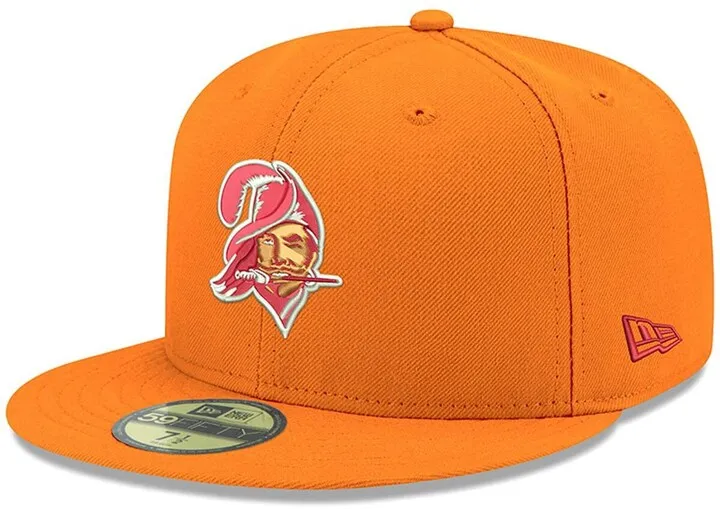 Men's Orange Tampa Bay Buccaneers Omaha Throwback 59FIFTY Fitted Hat