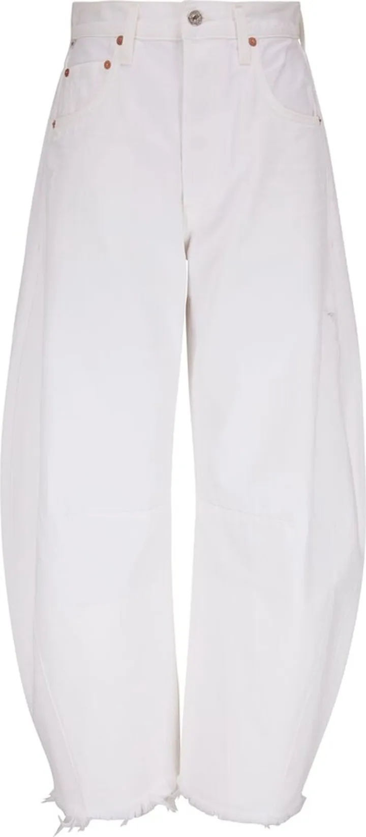 Tapered Wide-Leg Jeans
