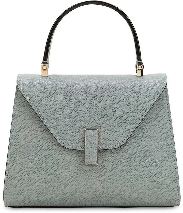 Mini Iside grained leather bag